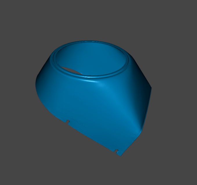 3D-Scan Scheinwerfergehäuse: digitaler Zwilling